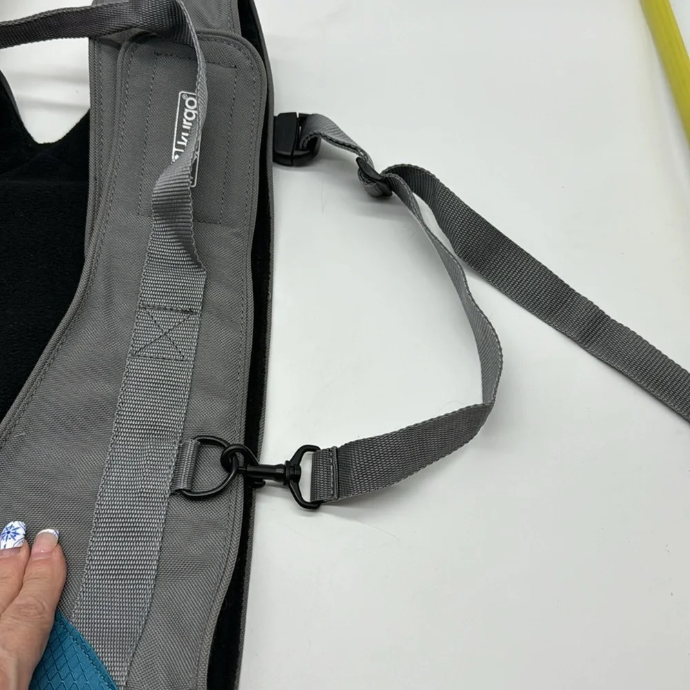 Kurgo Gray Teal Dog Jacket Harness MCB6927J